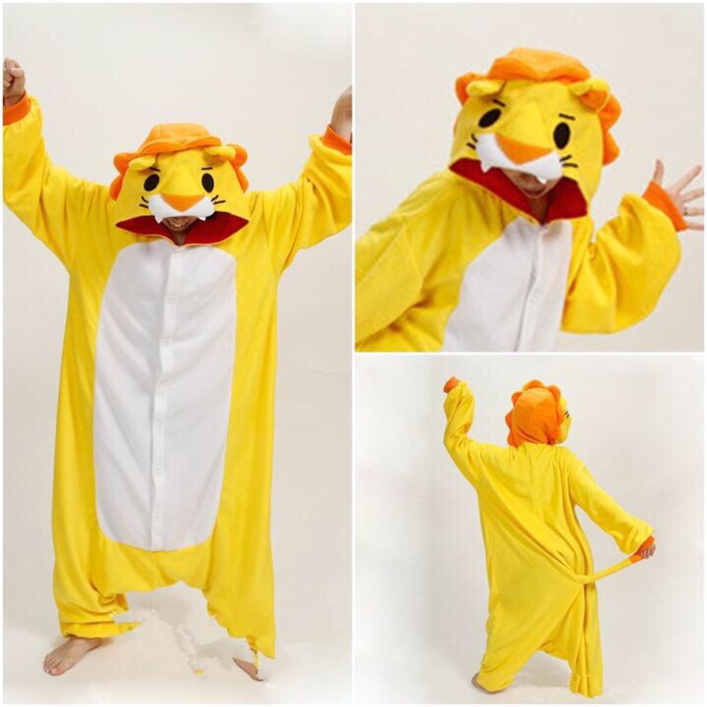 Yellow lion onesie